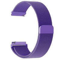 Bracelets en maille milanaise à boucle magnétique en acier inoxydable de luxe pour montre intelligente