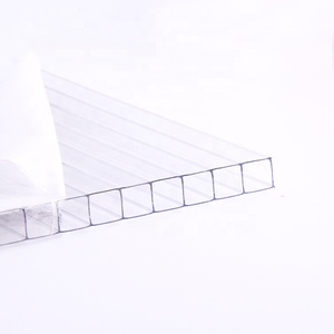 Feuille de <span class=keywords><strong>polycarbonate</strong></span> en plastique d'isolation thermique transparente ignifuge de 10mm 6x2 pouces panneau feuilles de soleil feuille en relief PC - Product Image 4