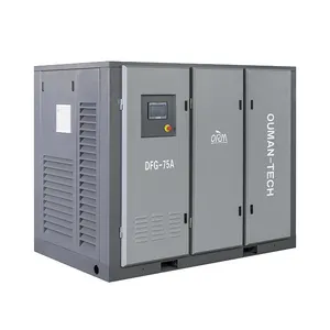 Orm Merknamen 0.8mpa 55kw 75hp 380V 3-fase Industriële Roterende Schroefluchtcompressoren