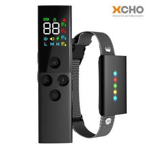 Collier de dressage pour chien Xcho, réglable, rechargeable, écran couleur, 3 modes, pour chiens de petite et grande taille, design breveté noir - Product Image 4