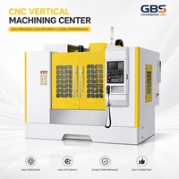 Centre d'usinage vertical CNC VMC1160 pour travaux métalliques industriels, en fonte, précision 0,005 mm, BT40 ATC KND, 3 axes