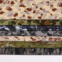 Tissu en nylon et coton tissé à carreaux camouflage jungle pour la chasse au canard, imperméable et indéchirable, pour vêtements tactiques d'extérieur, sacs et chapeaux