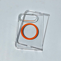 Coque de téléphone antichoc transparente magnétique en PC rigide pour iPhone 18 Duo et iPhone Ultra Duo Fold, idéale pour l'approvisionnement transfrontalier