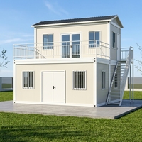 Panneau sandwich en acier détachable et respirant pour véranda conteneur de 40 pieds, villa contemporaine, bureau résidentiel, modulaire et portable