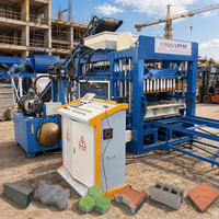 Machine automatique hydraulique QT5-15 pour la fabrication de blocs creux de pavage, multi-tailles, prix usine