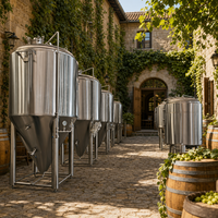 Cuve de Fermentation Conique en Acier Inoxydable Tonsen 4000L (40HL) à Double Enveloppe pour Brasserie Artisanale au Pérou