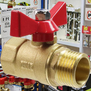 卸売工場カスタム鍛造真鍮ボールバルブ、カスタム用途向けバタフライハンドル付き - Product Image 5