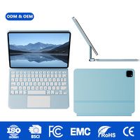 Clavier magnétique sans fil rétroéclairé RVB avec pavé tactile pour iPad 10 et iPad A16 11ème génération – Vente en gros