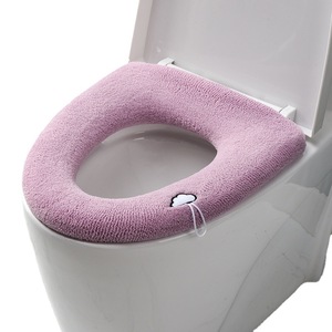 3161 hôtel universel chaud épais coussin pardessus trousse de toilette manipulé tricoté lavable anneau de qualité supérieure Polyester durable - Product Image 5