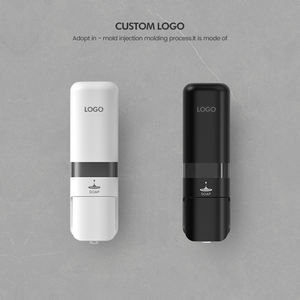 Distributeur de <span class=keywords><strong>savon</strong></span> à mains mural 2-en-1 rechargeable en ABS pour lavage corporel, shampooing et sèche-cheveux dans la salle de bain - Product Image 5