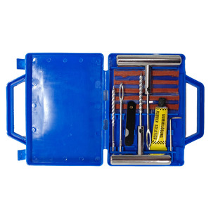 Kit de réparation de pneus durable Toolon, facile à utiliser, fiable pour les crevaisons de voiture - Product Image 1