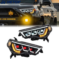 HETOP pour phares 4Runner 2014-2020, phares LED améliorés, feux de jour DRL, lentille de signalisation, plug and play, lampes avant modifiées pour Toyota