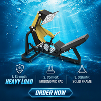 Rack de Squat en Acier pour Fitness, Presse à Jambes à 45 Degrés, Équipement de Gym Commercial, Machine Hack Slide, Sécurité, Capacité 160kg, Huyang