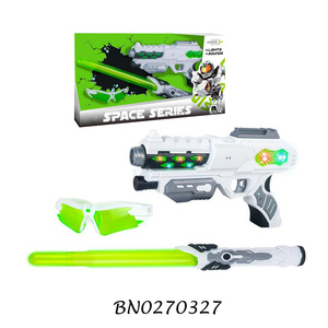 Set di Giocattoli per Bambini con Luce Lampeggiante: Spada, Occhiali <span class=keywords><strong>e</strong></span> Pistola - Product Image 6