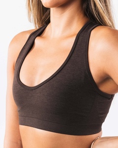 Soutien-gorge de gymnastique réversible personnalisé pour femmes soutien-gorge de sport sans couture de yoga de taille plus léger et respirant pour l'entraînement physique - Product Image 4