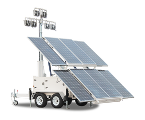 Tour d'éclairage solaire mobile d'assurance commerciale Tour d'éclairage de sécurité solaire - Product Image 1