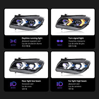 Pour BMW X1 E84 2010-2015 phares LED feux de route flèche Style projecteur lentille feux diurnes clignotant nouvelle tête de voiture 36W