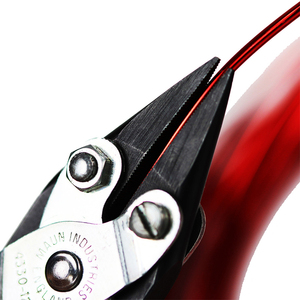 Alicates MAUN 4330-125 con Punta de Aguja y Mordazas Dentadas Paralelas de 125 mm, Alicates para Joyería, Manipulación de Alambre y Sujeción - Product Image 1