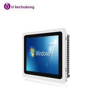 PC industriel tactile 104/101/133 pouces pour équipement de marquage laser CNC, résistant à la poussière et aux taches, compatible VESA, RK3399/J1900