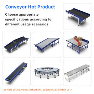 用于检查装配线的Pvc平板水平便携式带式输送机convoeur制造 - Product Image 4