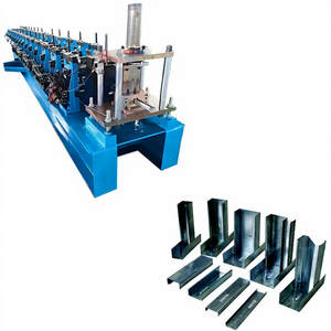 Máquina automática de fabricación de materiales de acero ligero para paneles de yeso XJJ, perfiles de marco de quilla, máquina formadora de rollos de pernos C - Product Image 1