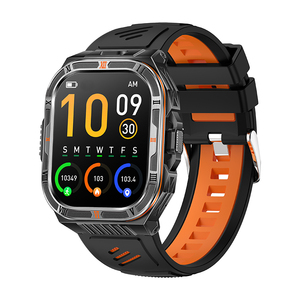 Reloj Inteligente HT38 con Pantalla Cuadrada IPS de 2.0 Pulgadas, Brújula, Linterna, Batería de 1100 mAh con 5 Días de Duración, Resistente al Agua IP68, Compatible con Android FitCloudPro - Product Image 1