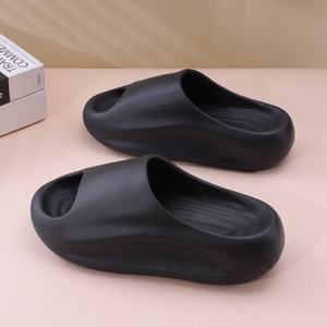 รองเท้าแตะ EVA เรียบง่ายทันสมัย พื้นหนา กันลื่น ใส่ได้ทั้งในบ้านและนอกบ้าน สำหรับคู่รัก ผู้ใหญ่ ยูนิเซ็กซ์ สีฟ้า ขาว ชมพู - Product Image 4