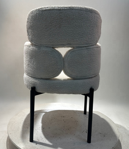 <span class=keywords><strong>Chaise</strong></span> de salon <span class=keywords><strong>en</strong></span> <span class=keywords><strong>tissu</strong></span> Teddy blanc <span class=keywords><strong>avec</strong></span> <span class=keywords><strong>accoudoir</strong></span> pieds <span class=keywords><strong>en</strong></span> métal de luxe couleur personnalisée Sillas Comedor - Product Image 4