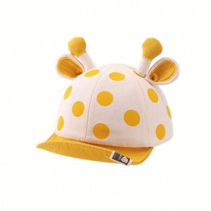 Casquette de baseball en coton souple pour bébé, 5 panneaux, avec imprimé animal de dessin animé, logo personnalisé, utilisable en quatre saisons, en tissu toile - Product Image 6