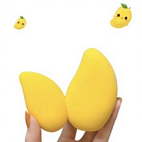 Éponge de maquillage triangulaire lavable hydrophile non consommable pour influenceurs