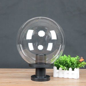 High Quality 250mm Ip44 Garden Waterproof Ball Shape Outdoor Pillar <strong>Post</strong> Led <strong>Fence</strong> <strong>Lights</strong> - Product Image 3