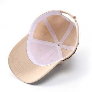 Gorra de béisbol de algodón personalizada de 6 paneles con bordado de letras en el flanco, gorra deportiva con bordado 3D y logotipo personalizado - Product Image 5