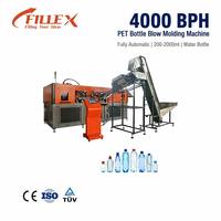 Machine de soufflage automatique de bouteilles PET 4000BPH pour la fabrication de bouteilles en plastique d'eau minérale et d'eau potable