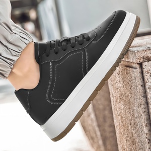 Zapatillas Deportivas Blancas Casuales para <span class=keywords><strong>Hombre</strong></span> de Alta Calidad, con Aumento de Altura, para Primavera/Otoño/Invierno, de Cuero Genuino, con Cordones, para Caminar, con Suela de EVA - Product Image 4