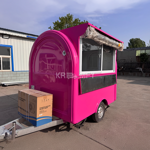 2025 Hot Dog Mobile Trailer <b>Small</b> Restaurant Equipment Fruit Food Kiosk <b>For</b> Sale Coffee Truck - Product Image 5