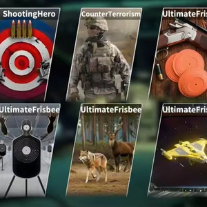 La caméra 60fps répond rapidement au simulateur de tir virtuel AR Projection interactive Multi ID Laser jeu de <span class=keywords><strong>chasse</strong></span> avec 6 thèmes - Product Image 1