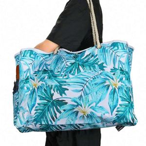 Bolsa de Playa de Poliéster para Mujer, Verano 2024, Extra Grande, Impermeable, Ligera, Tipo Tote - Product Image 3