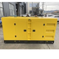 Générateur diesel silencieux 125 KVA 3 phases 100 KW cadre ouvert avec démarrage à distance fréquence 60Hz Options ATS tension nominale 230V/480V