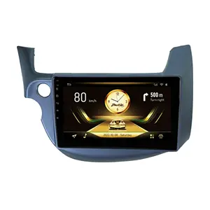 Autoradio mit Bildschirm Video Player GPS Navigation Android 10 Carplay für Honda Fit 2008-2013 Touchscreen Auto DVD-Player
