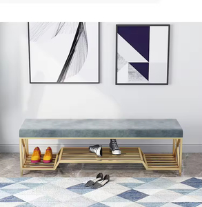 Scandinavian Style Stainless Steel Light Luxury Space Saving <b>Shoe</b> <b>Rack</b> with for Home Use 11 Pair Entryway Bedroom - Product Image 1