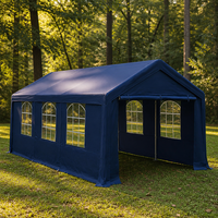 Abri de voiture portable et pliable 3x3 3x6 avec structure en acier, imperméable, protection UV, pour extérieur, jardin et fêtes