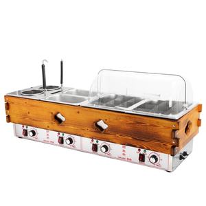 Máquina de Cocina Oden Kanto con Revestimiento de Madera, Olla Eléctrica de Acero Inoxidable con Control Eléctrico - Product Image 1