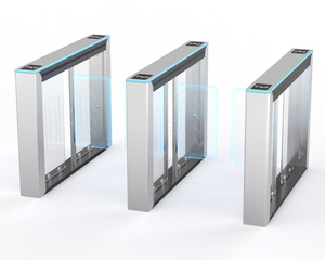 Nuevo diseño de sistema de torniquetes de control de acceso de puerta de velocidad de barrera oscilante de alta seguridad de fábrica para centros comerciales y edificios - Product Image 5