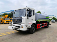 Camion-citerne à eau 4x2 Dongfeng Tianjin 12CBM, moteur Dragon 260HP, pour le lavage des routes