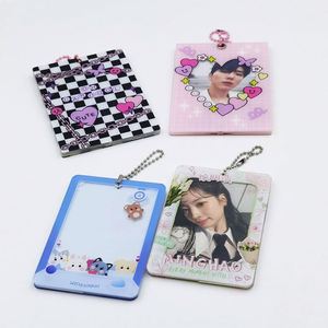 <b>ID</b> Card Case Photocard <b>Holder</b> Plastic Keychains Factory Price Custom Your Own Design Acrylic Zinc Alloy Transparent 6 Color 15g - Product Image 4