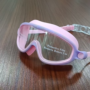 Kids' Swimming Goggles Large <b>Frame</b> Silicone Waterproof Anti-Fog PC Lens Unisex HD Swimming Goggles - Product Image 6