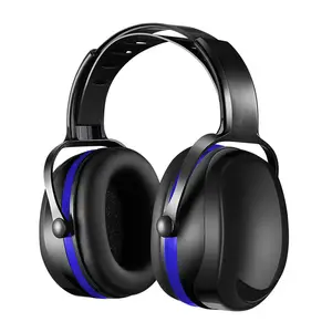 Wejump Earmuff keamanan 33dB pengurang kebisingan ujung tinggi SNR33 DB penutup telinga dengan Ce Ansi As NZS