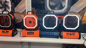 Ventilatore da Campeggio Portatile con Luce LED RGB, Telecomando, Ricaricabile, Lanterna per Tenda, Ventilatore da Esterno per Campeggio, Pesca, Emergenze - Product Image 6