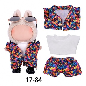Vêtements pour poupées Blind Box en coton, matériau sûr, 17 cm, unisexe, pour jouets en peluche Macaron Have a Seat <span class=keywords><strong>Monster</strong></span>, tenue, robe, manteau, chapeau - Product Image 3