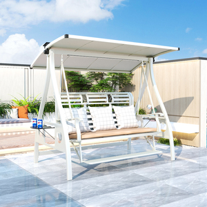 Chaise d'oscillation en aluminium extérieure résistante 3 places pour la relaxation de <span class=keywords><strong>jardin</strong></span> nouveau design - Product Image 6